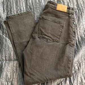 Madewell faded black Curvy Perfect Vintage Jeans